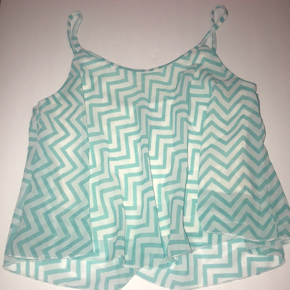 Chevron crop top